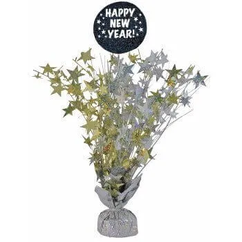 18" Happy New Year Centerpiece