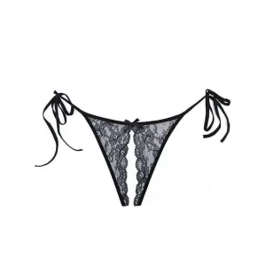 Adore 'Sugar' Tie Side Open Lace Panty