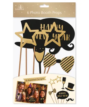 Assorted - 6 New Year photo props