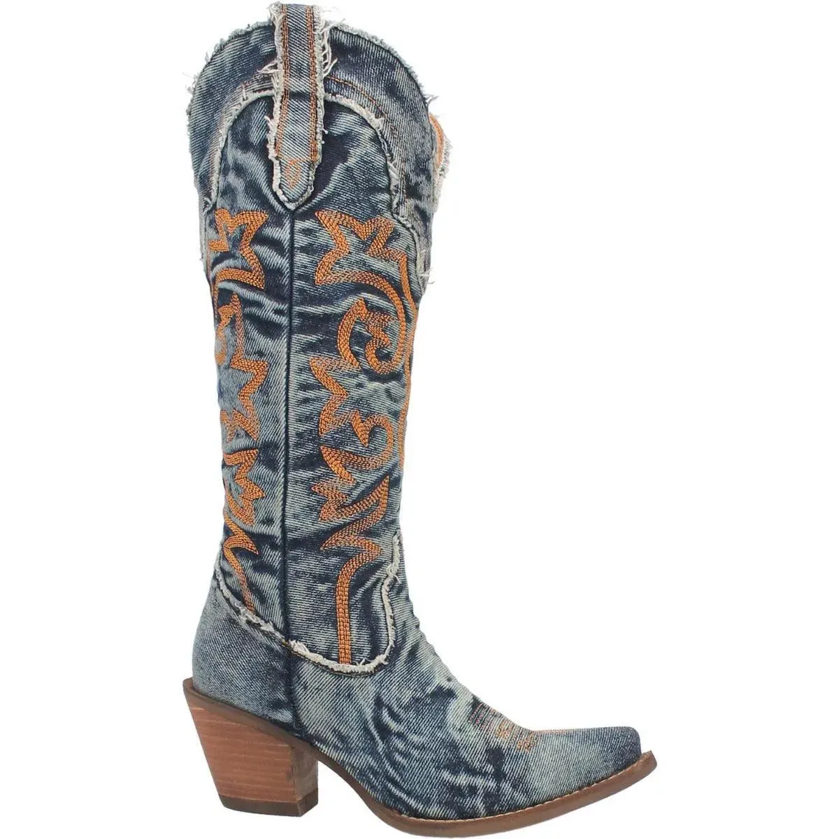 Dingo Texas Tornado-Womens Denim Cowgirl Boot