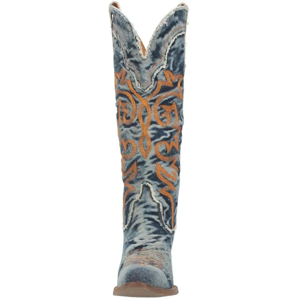 Dingo Texas Tornado-Womens Denim Cowgirl Boot