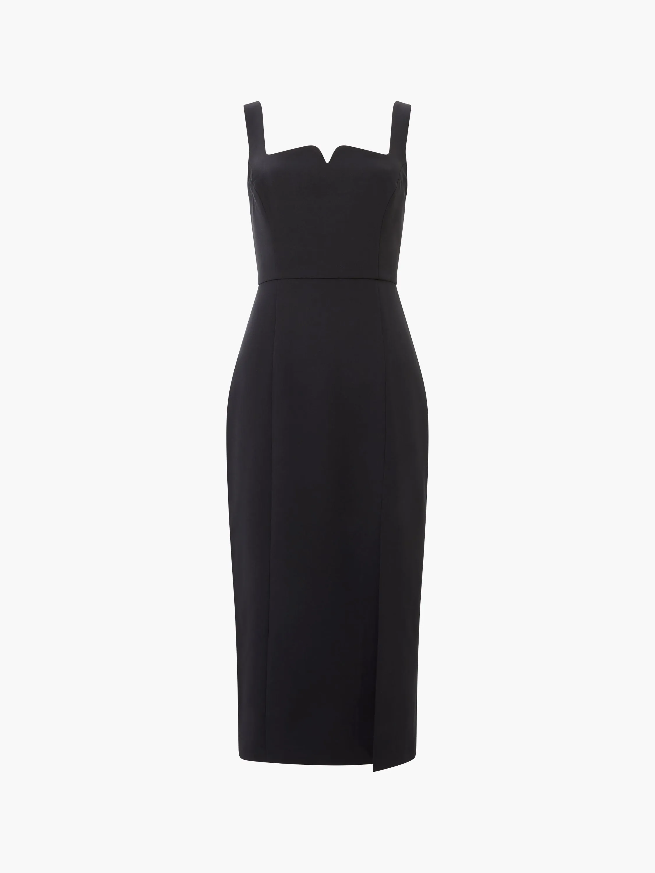 Echo Crepe Neck Detail Dress