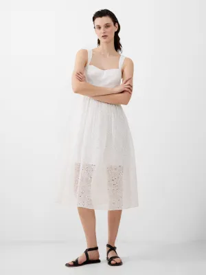 Embroidered Evelyn Lace Strappy Dress