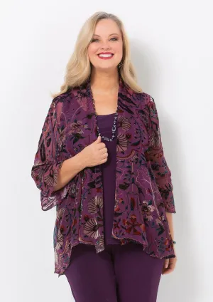 Grape Delight Short Jacket