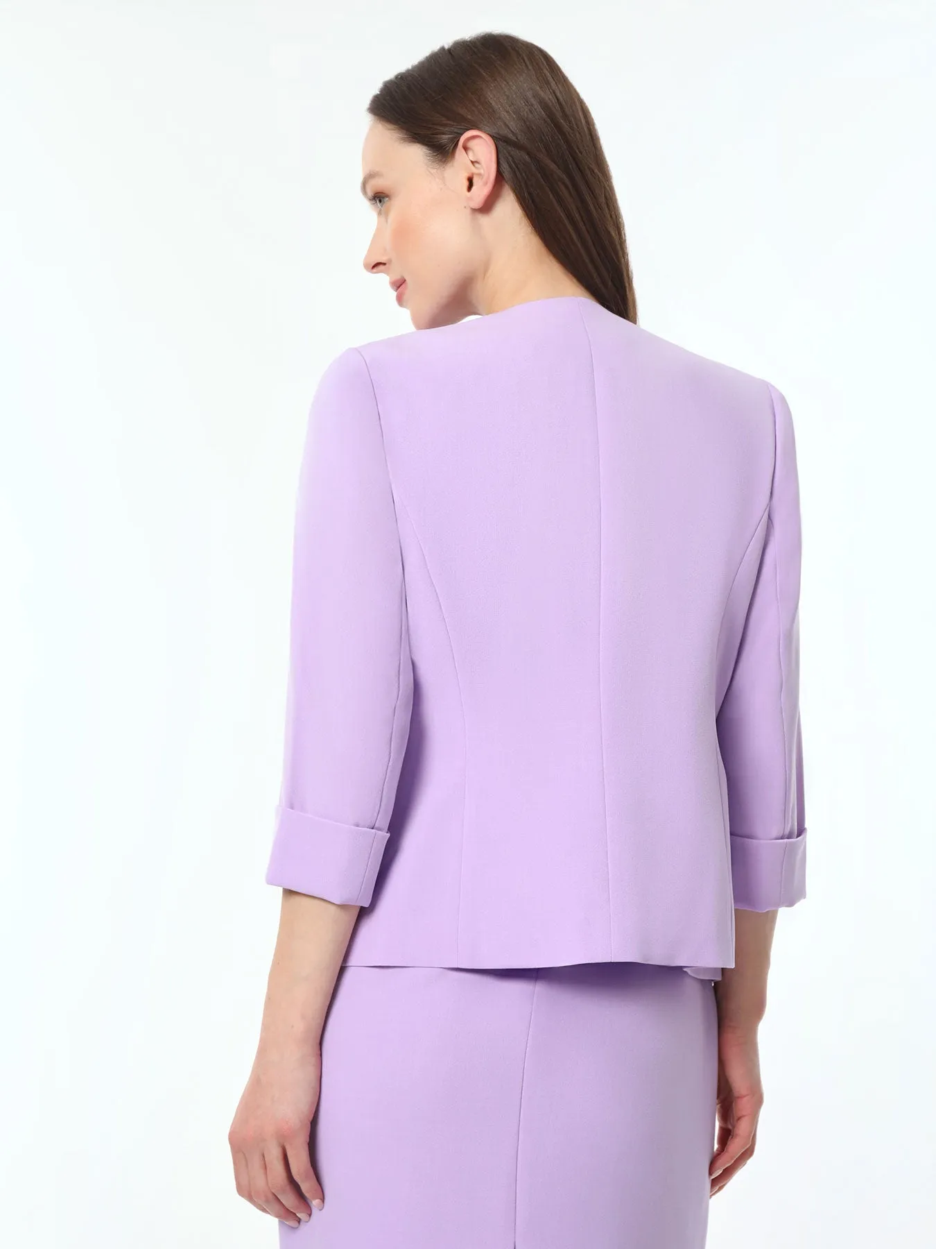 Plus Elle Jacket, Iconic Stretch Crepe