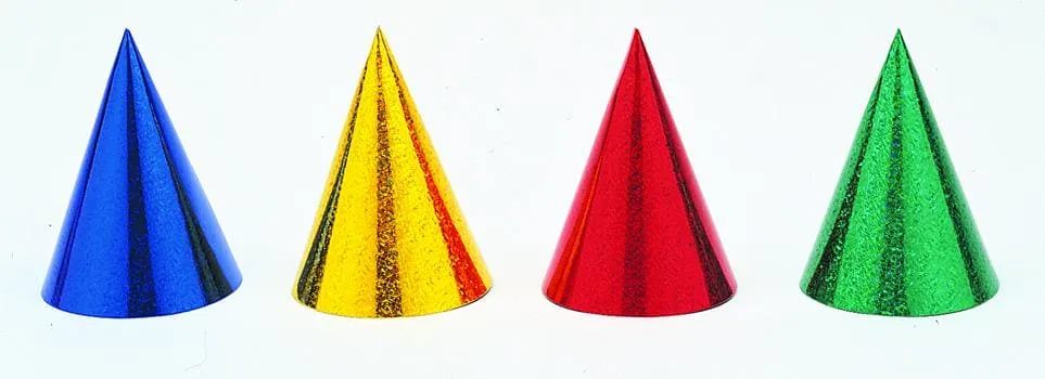 Prismatic Party Hats