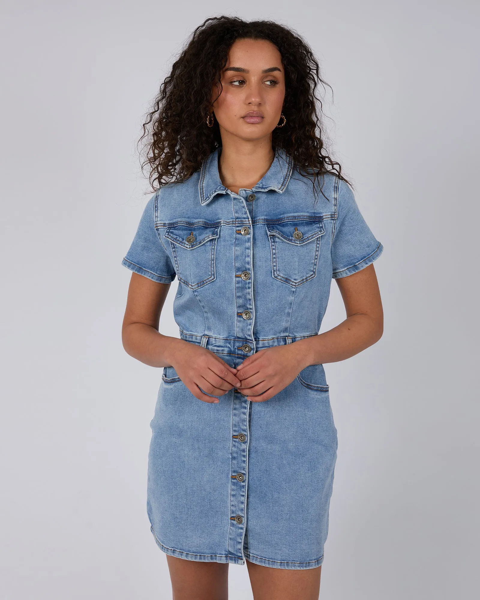 Shay Mini Dress Light Blue